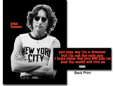 john lennon nyc shirt