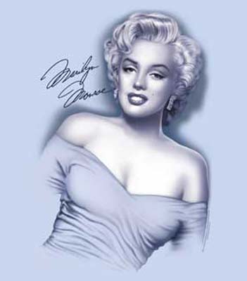 marilyn monroe blue dress