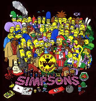 Beatles Simpsons
